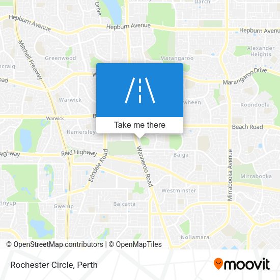 Rochester Circle map