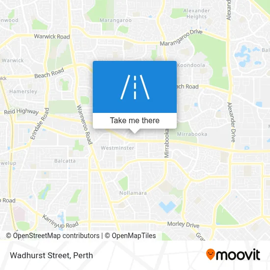 Mapa Wadhurst Street