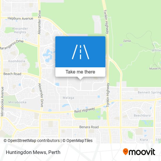 Huntingdon Mews map