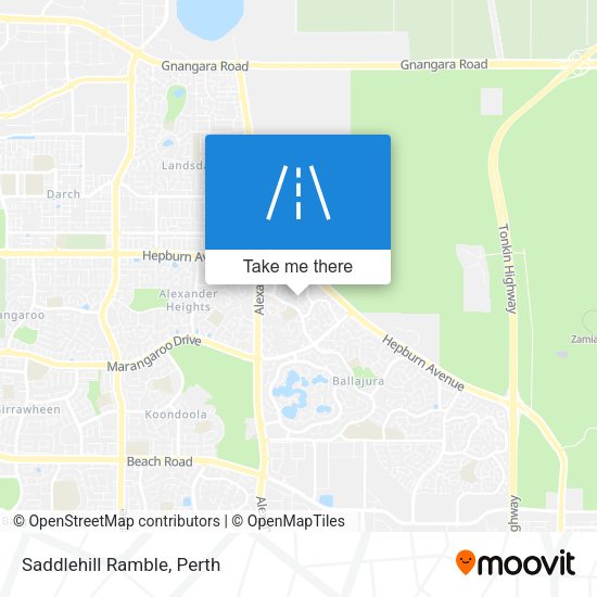 Saddlehill Ramble map