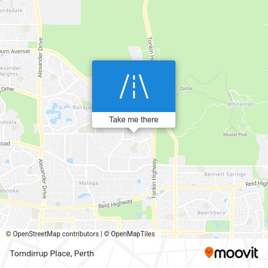 Torndirrup Place map