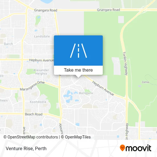 Mapa Venture Rise