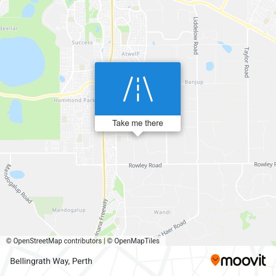 Bellingrath Way map
