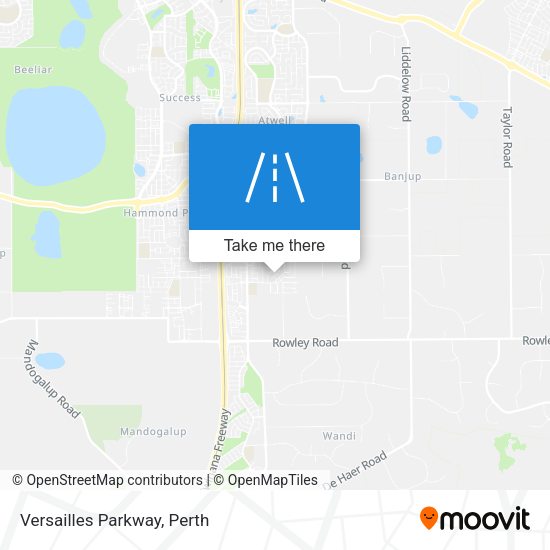 Versailles Parkway map