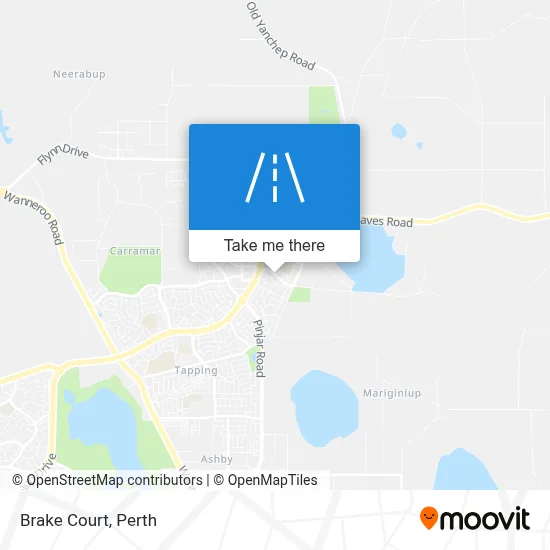 Mapa Brake Court
