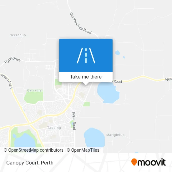 Mapa Canopy Court