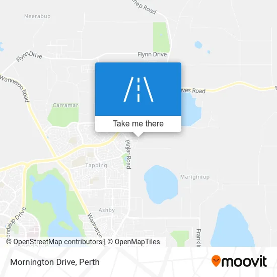 Mapa Mornington Drive