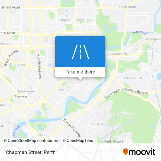 Mapa Chapman Street