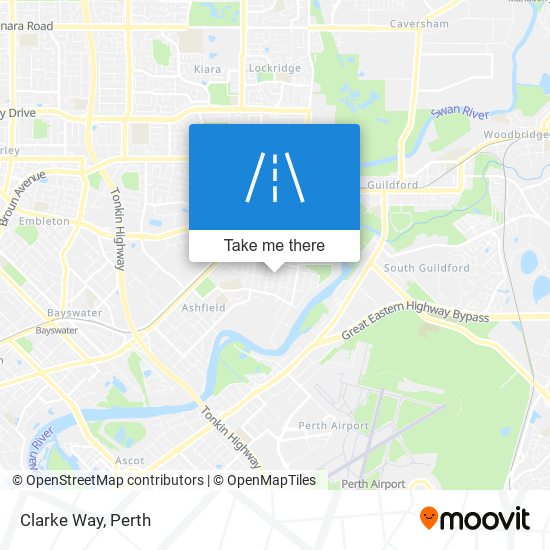 Clarke Way map