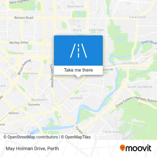 Mapa May Holman Drive