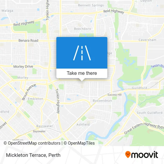 Mapa Mickleton Terrace