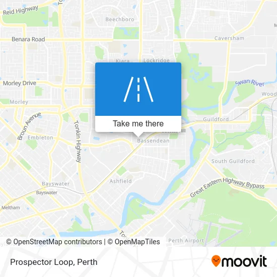 Mapa Prospector Loop