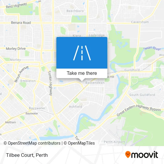 Tilbee Court map