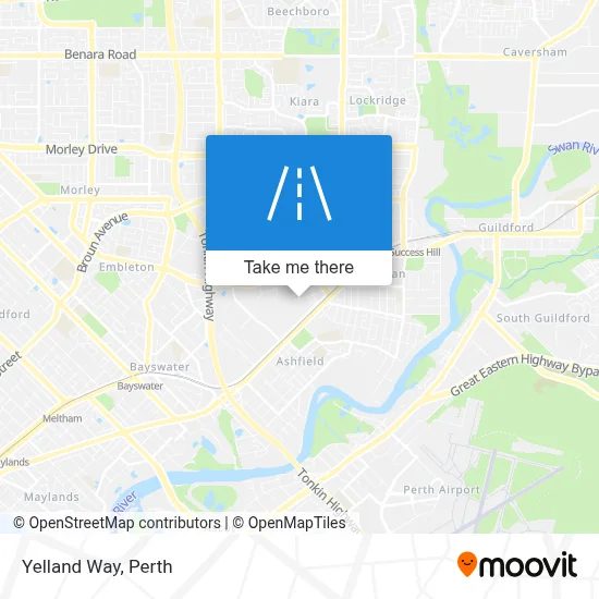 Mapa Yelland Way