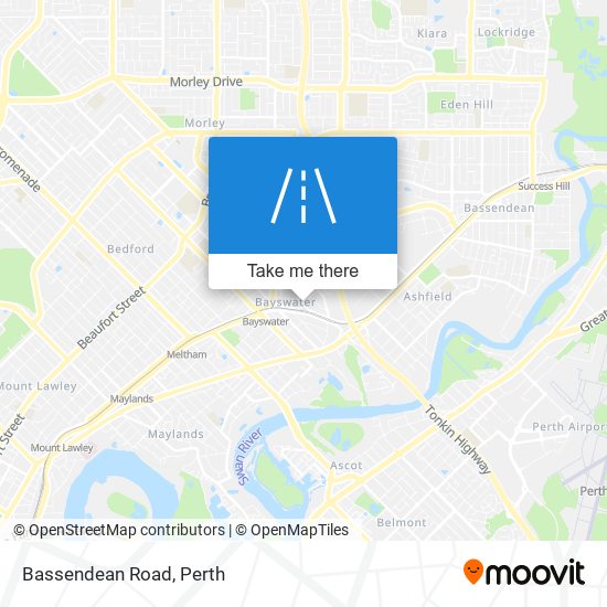 Bassendean Road map