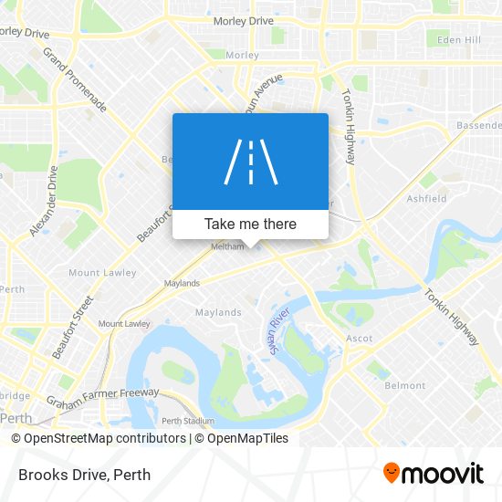 Brooks Drive map