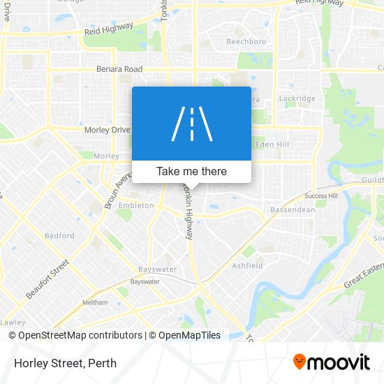 Horley Street map