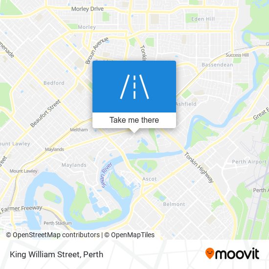 Mapa King William Street