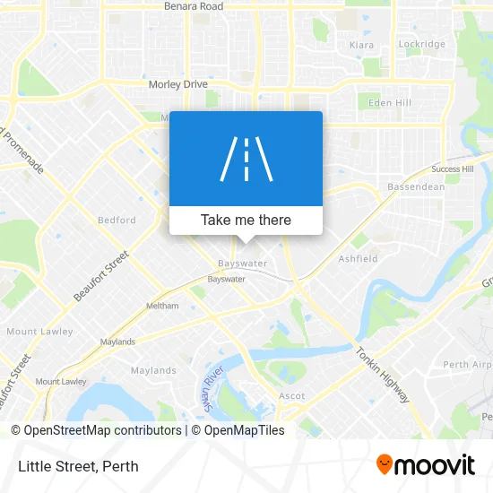 Mapa Little Street