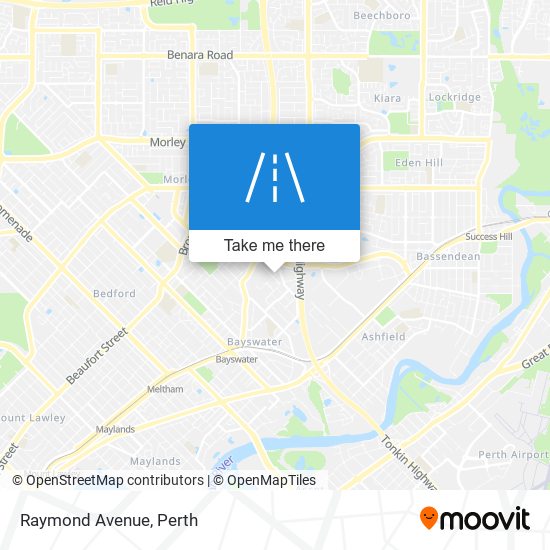 Raymond Avenue map