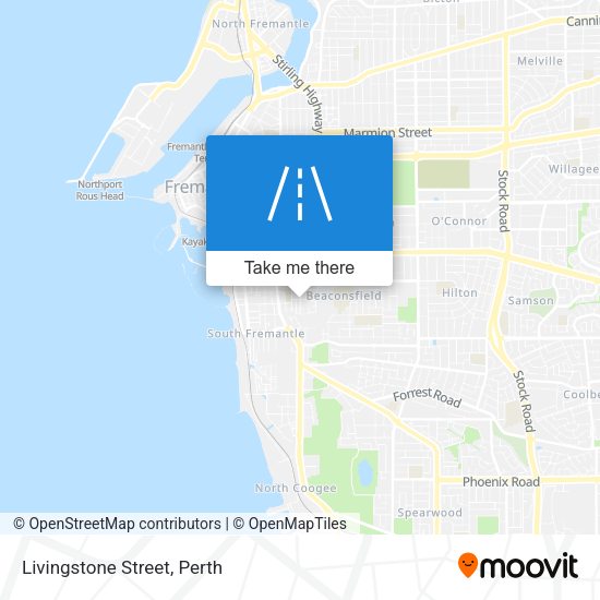 Livingstone Street map