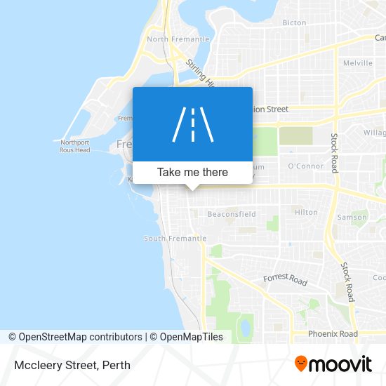 Mccleery Street map