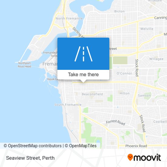 Seaview Street map