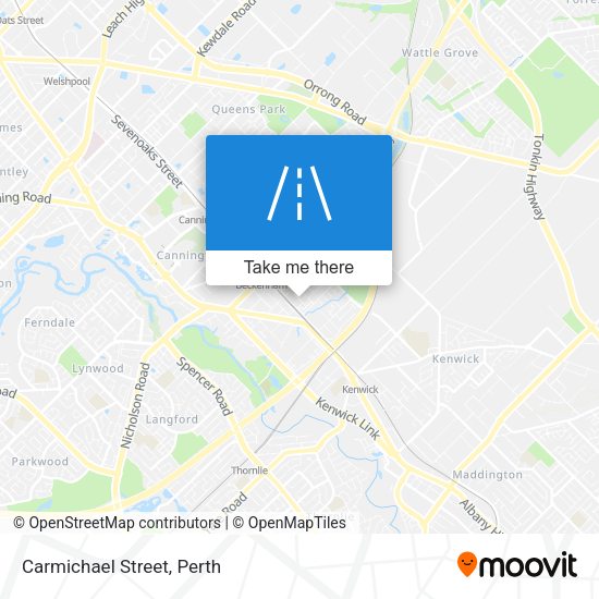 Carmichael Street map