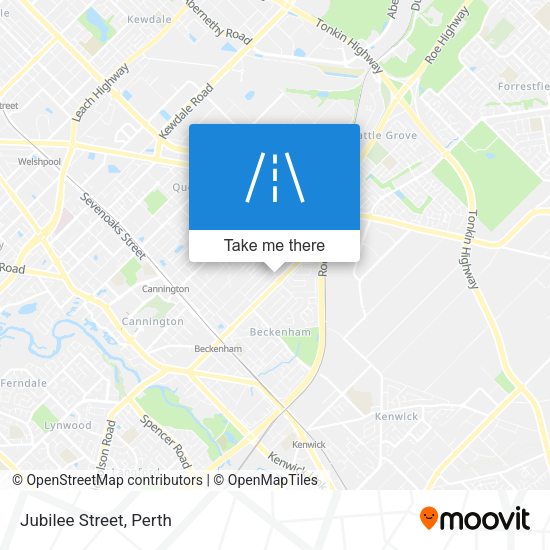 Jubilee Street map