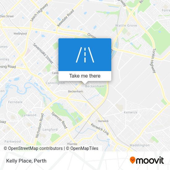 Kelly Place map