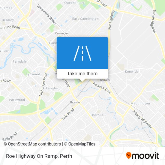 Roe Highway On Ramp map