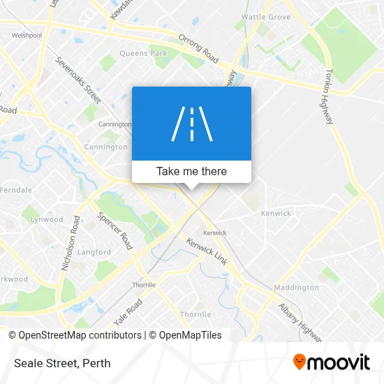 Mapa Seale Street