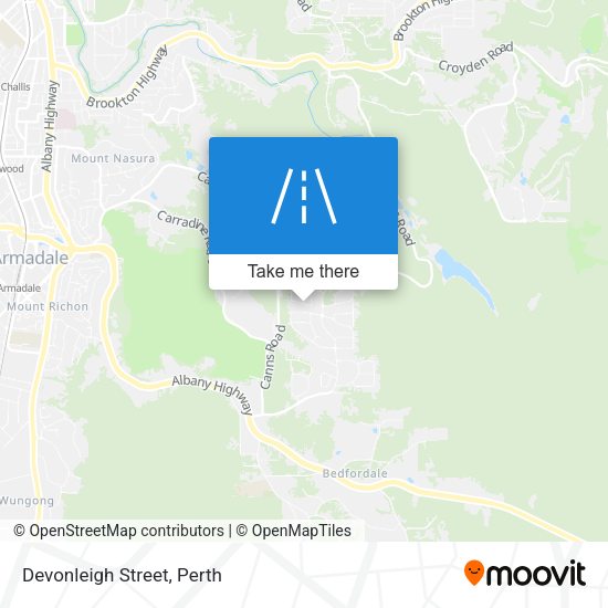Devonleigh Street map