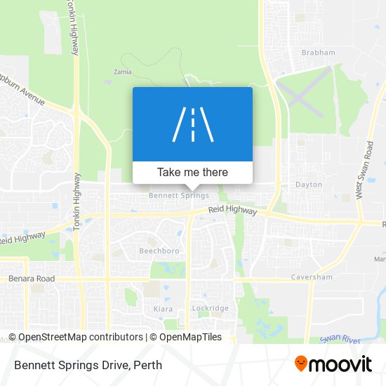 Bennett Springs Drive map