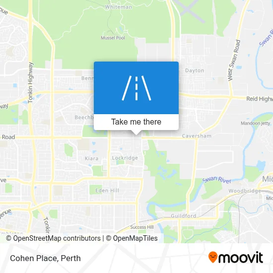 Mapa Cohen Place