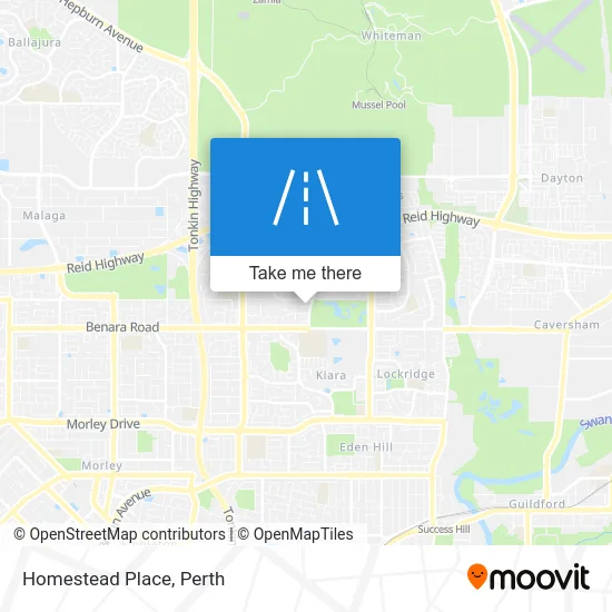 Mapa Homestead Place