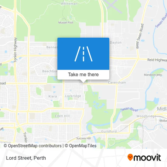 Mapa Lord Street