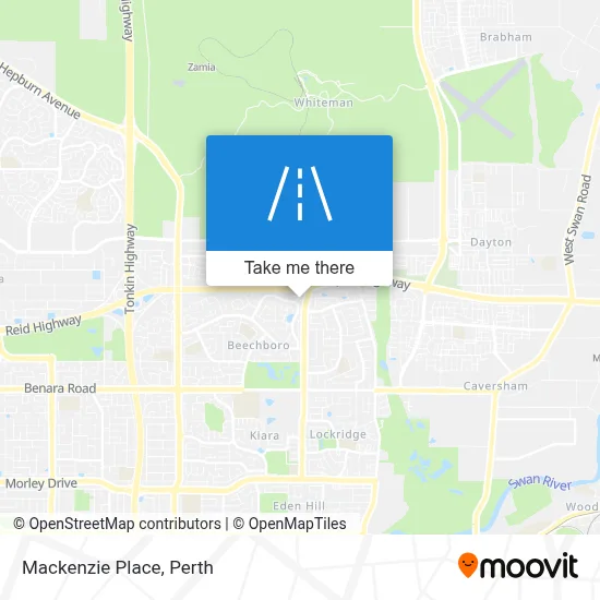 Mapa Mackenzie Place