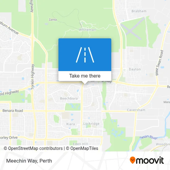 Mapa Meechin Way
