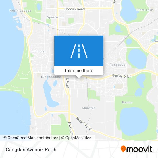 Congdon Avenue map