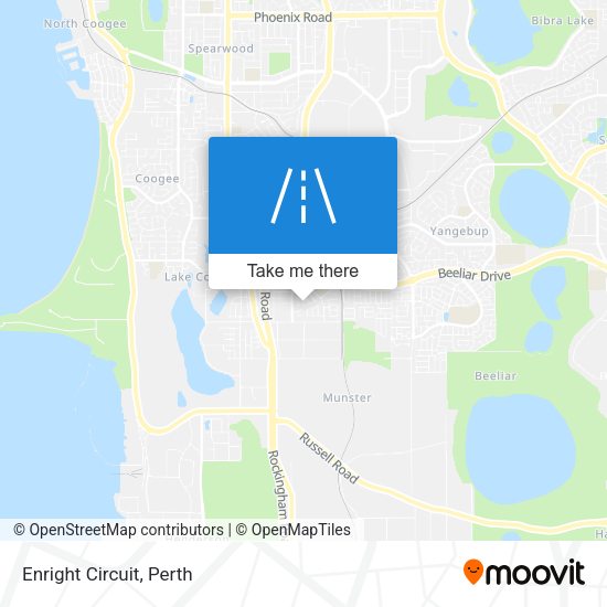 Enright Circuit map