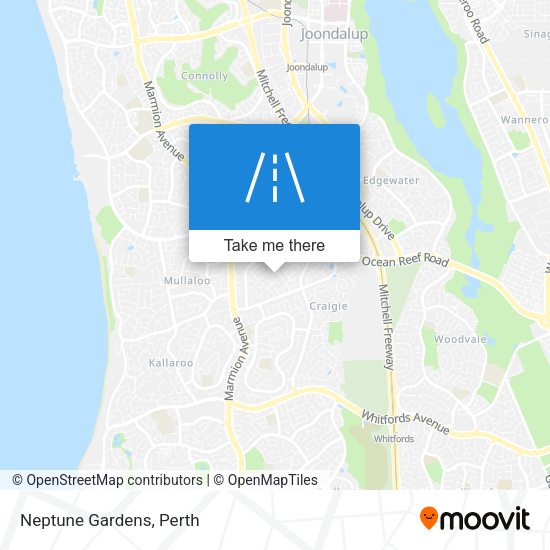 Neptune Gardens map