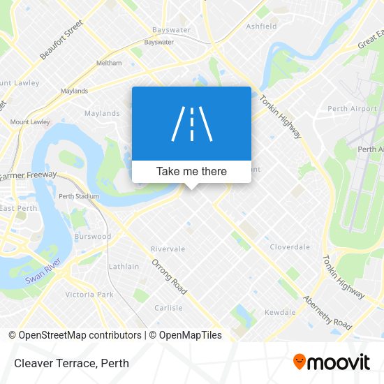 Cleaver Terrace map