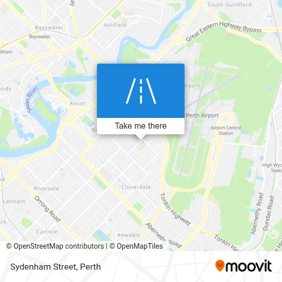 Mapa Sydenham Street