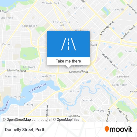 Donnelly Street map