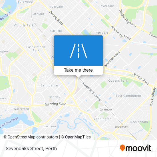Sevenoaks Street map