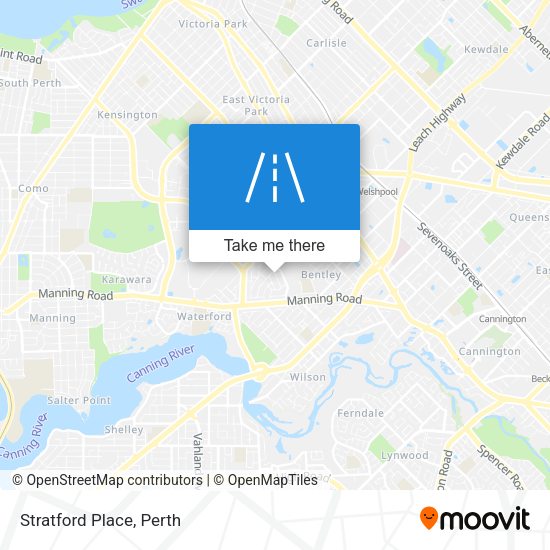 Stratford Place map