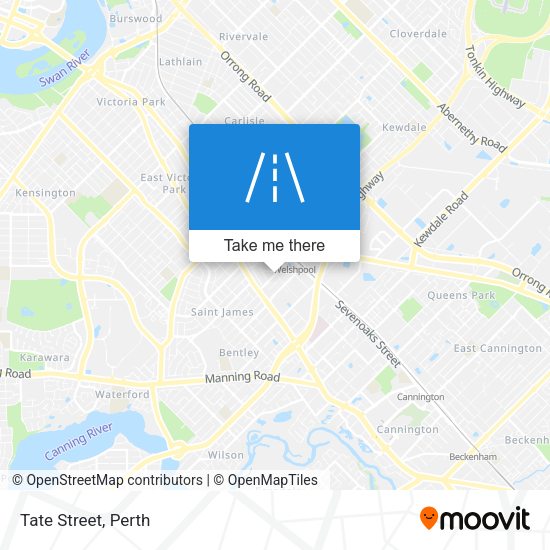 Tate Street map