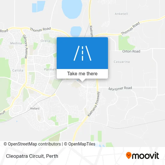 Mapa Cleopatra Circuit