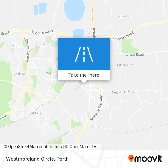 Westmoreland Circle map